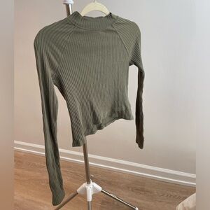 Free People Green Long Sleeve